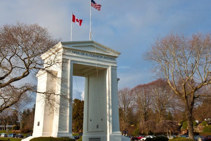 The Peace Arch, Canada.