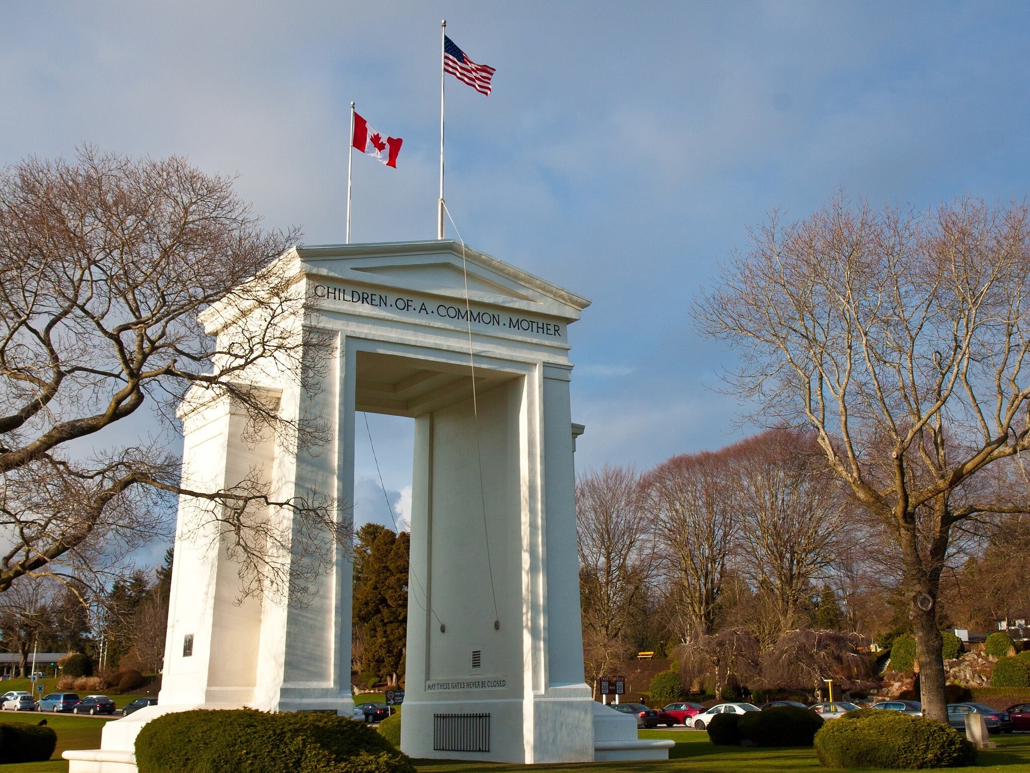 The Peace Arch, Canada.